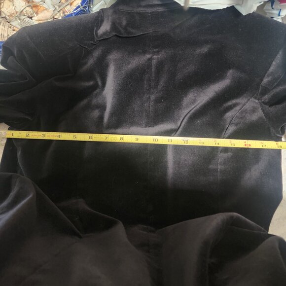 Sitewide sale Black Velvet long jacket size 8 - Picture 11 of 11